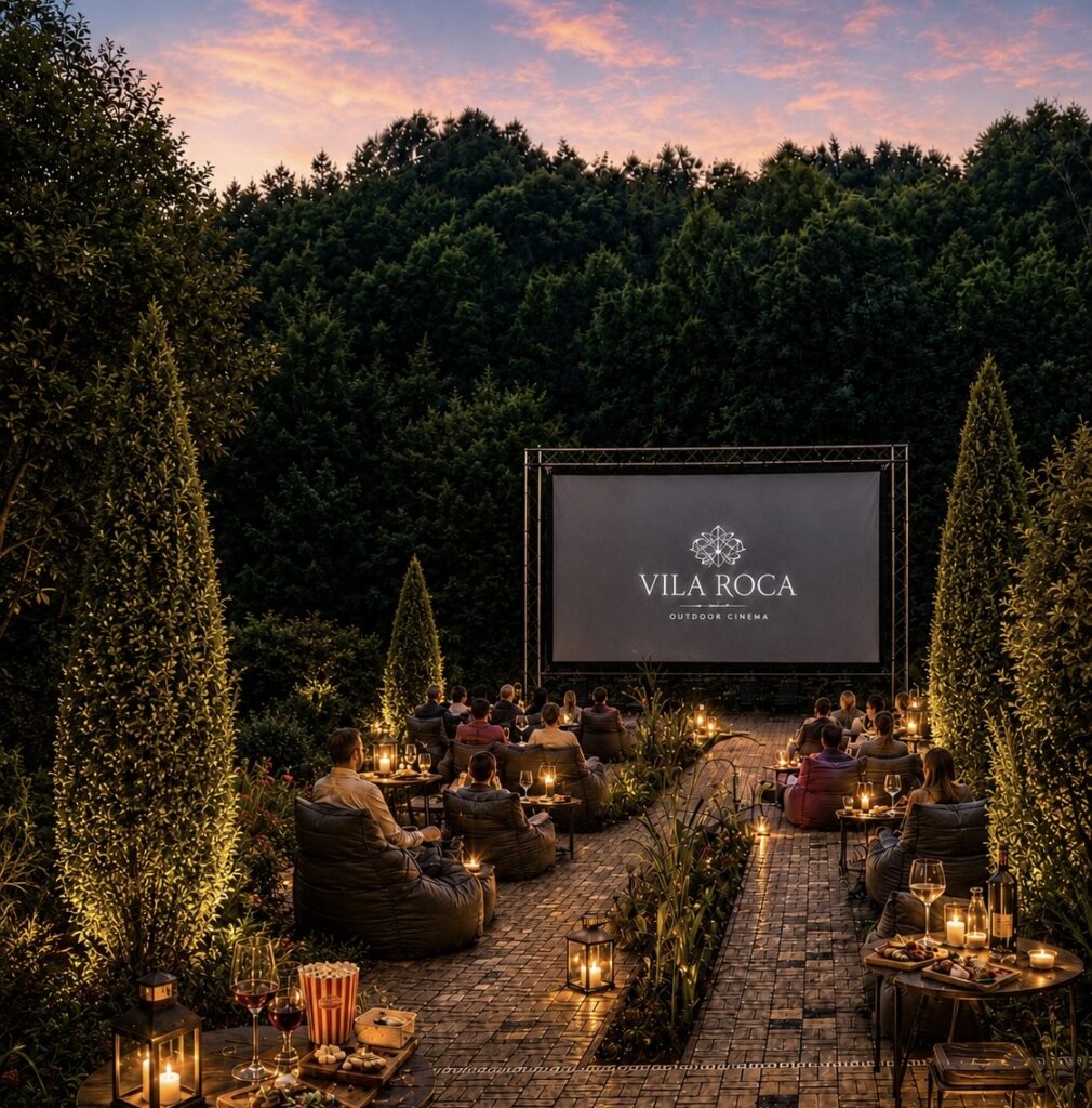 Cinema in aer liber la Vila Roca Resort & Spa