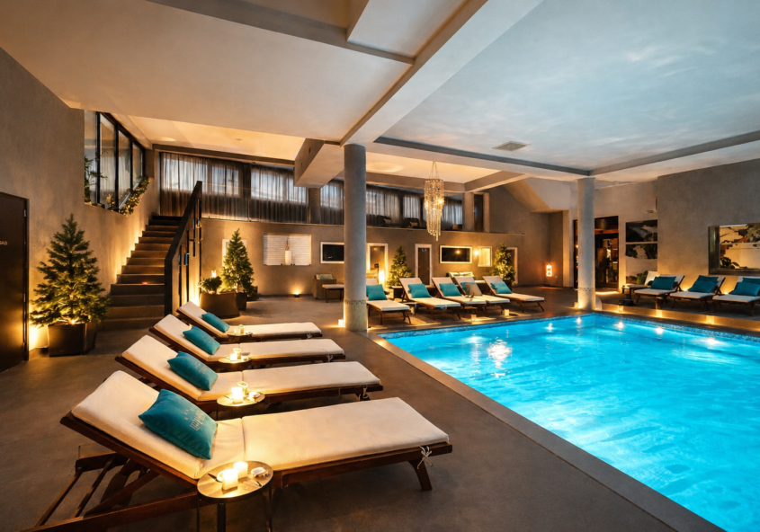 piscina interioara Vila Roca Apuseni
