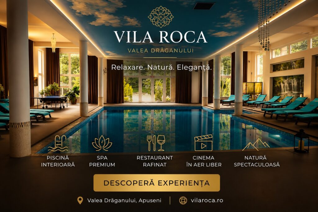piscină interioară Vila Roca Apuseni
